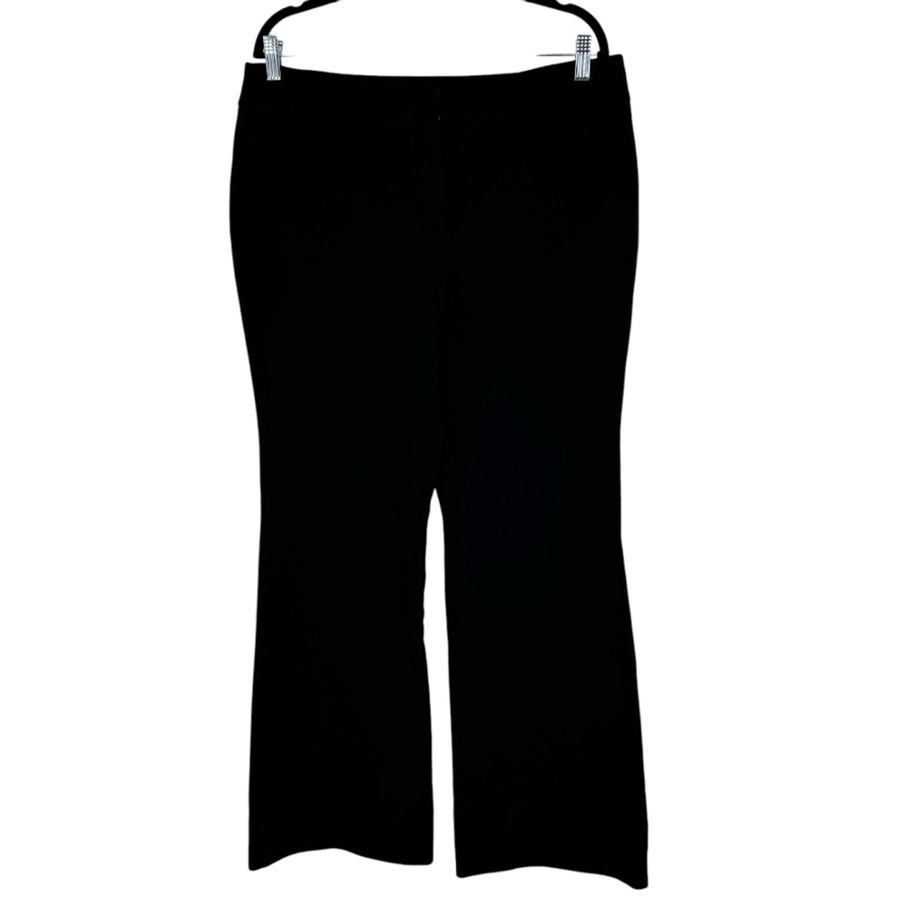 *Women’s Talbots Size 14 Black Rayon/Nylon/Spandex Curvy Wide Leg Pants